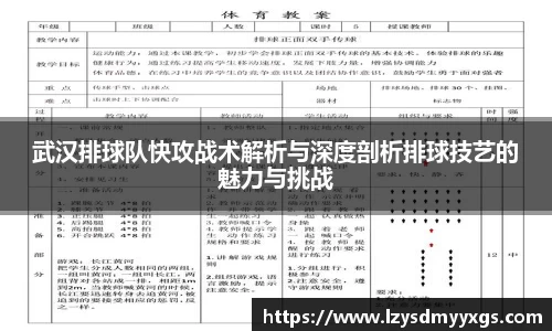 武汉排球队快攻战术解析与深度剖析排球技艺的魅力与挑战
